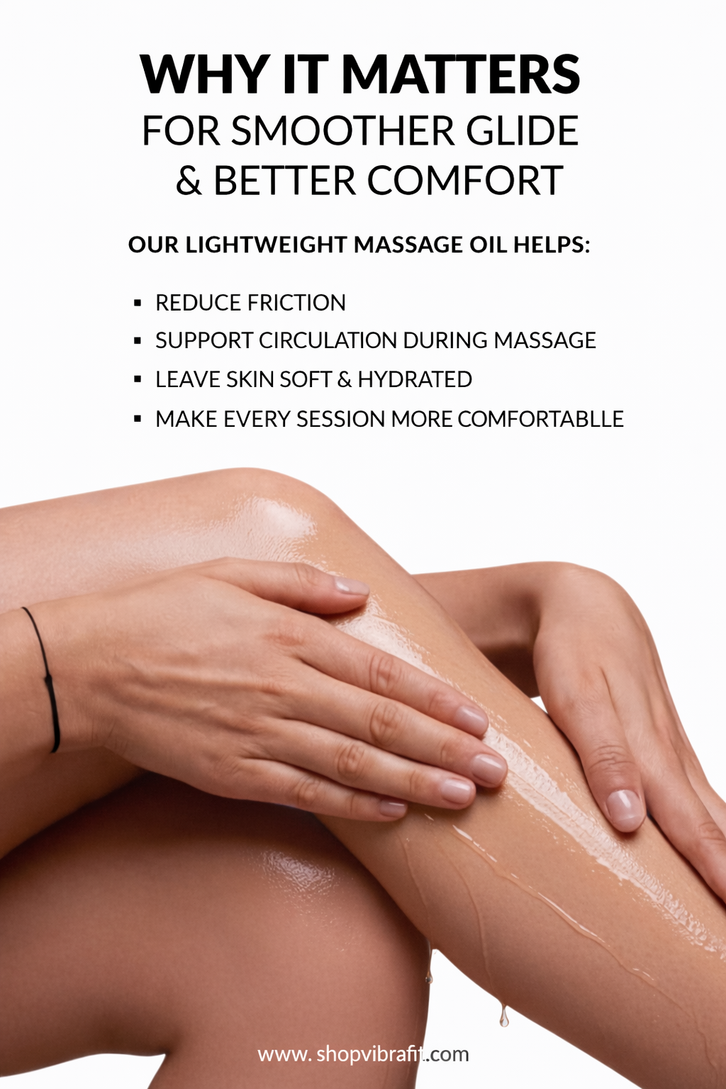 VibraFit Specially Formulated Massage Oil - 50ml